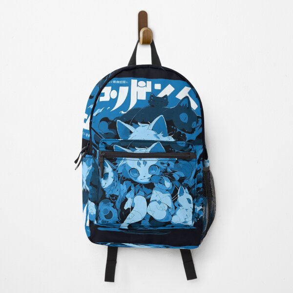 Item preview, Hero Neko - Blue/Cerulean designed and sold by SnarkyDoodles.