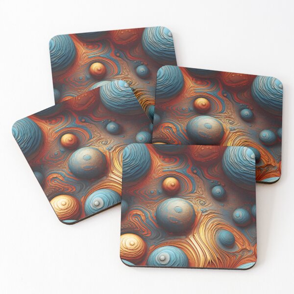 Item preview, Textured Planetesimals – Seamless designed and sold by GalacticLabs.