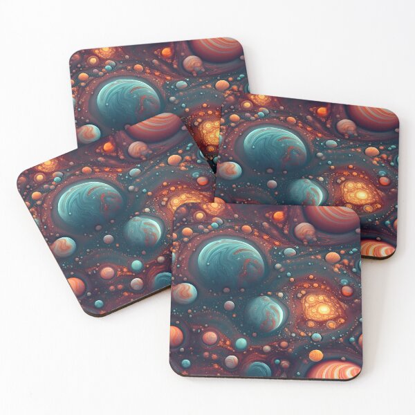 Item preview, Swirling Planets – Seamless designed and sold by GalacticLabs.
