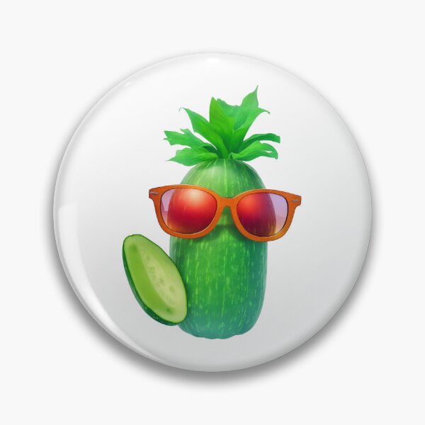 Item preview, Cool cucumber gherkin pickle pickleball  designed and sold by w1ckerman.