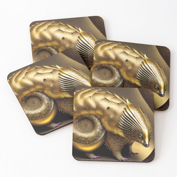 Item preview, Golden Pangolin designed and sold by Elisabeth Lucas.