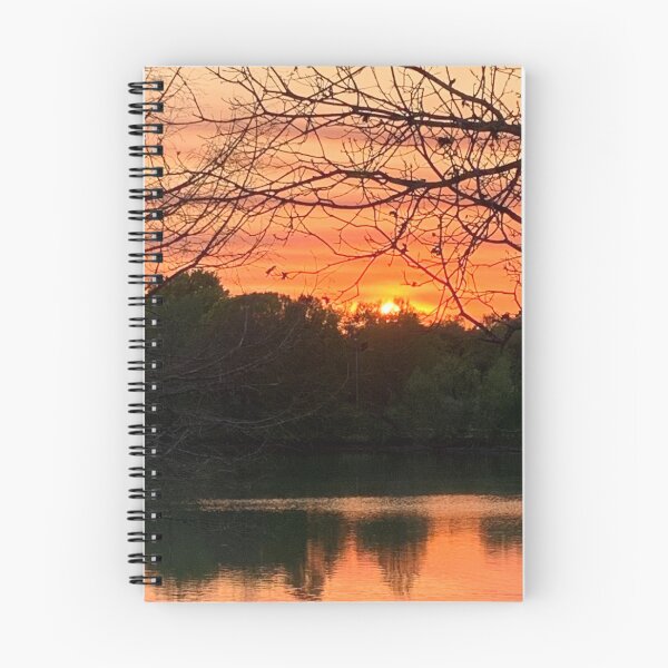 Item preview, Sunset behind trees reflected in lake designed and sold by Nature Photography by Wendi Gordon.
