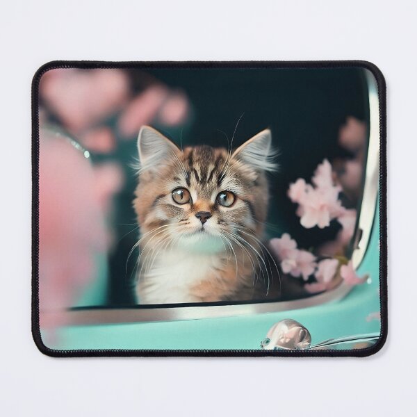 Item preview, Lindo gato sentado en un auto antiguo | Hermosa caja del teléfono / impresiones de la piel designed and sold by iamrt.