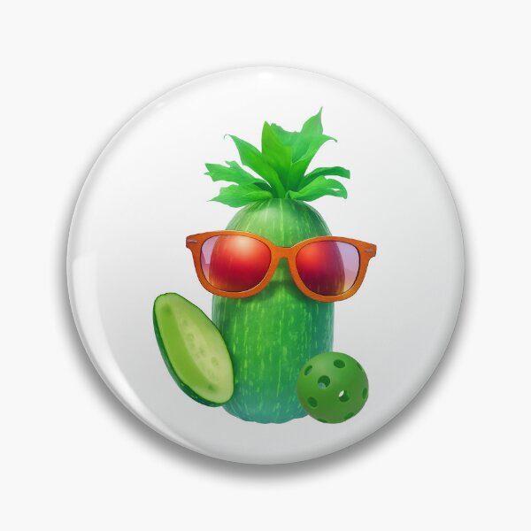 Item preview, Cool cucumber gherkin pickle pickleball  designed and sold by w1ckerman.