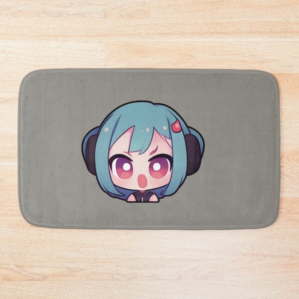 Item preview, Tempered Anime Girl Chibi designed and sold by VERVECRAFT.