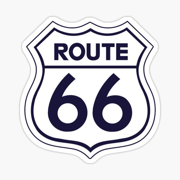Route 66 Stickers for Sale