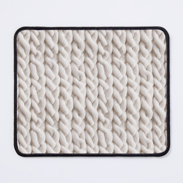 Item preview, White big yarn pattern, knitted texture designed and sold by Magryt.