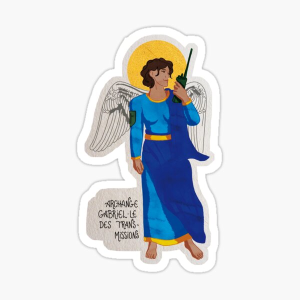 Archange Gabriel-le des trans-missions Sticker