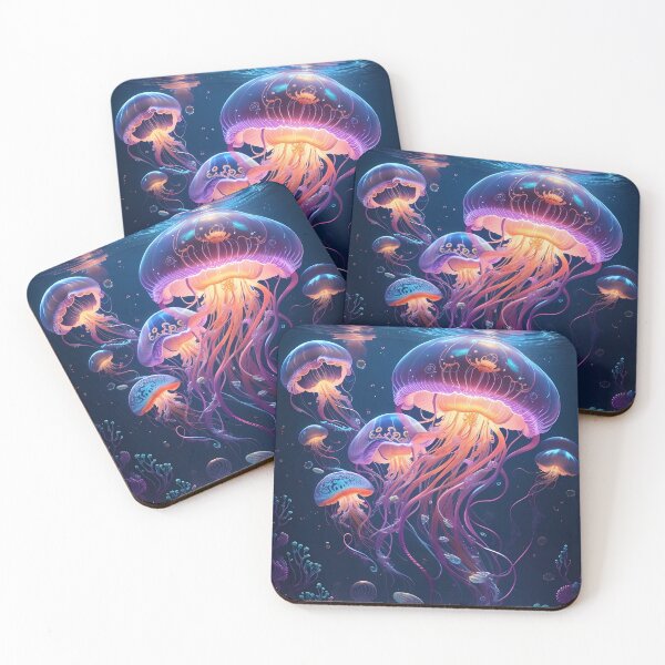 Item preview, patterned image of jellyfish close to the surface designed and sold by Raymon777.