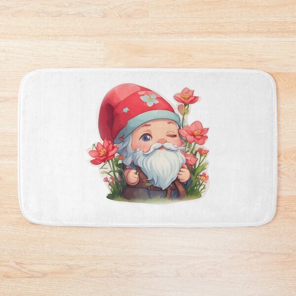 Item preview, Cute Gnome with flowers  designed and sold by Jayjaynaenae.