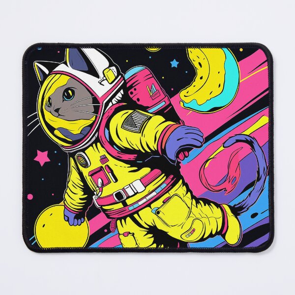 Item preview, Space Catstronaut - Banana Sunrise designed and sold by SnarkyDoodles.