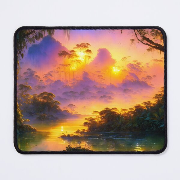 Artikelvorschau, Amazonas-Dschungel-Sonnenuntergang entworfen und verkauft von michel bazinet.