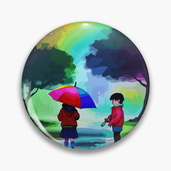 Item preview, Boys and girls playing on rainy days designed and sold by Swag-Haven.