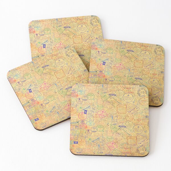 Item preview, Passport Stamps From Around The World designed and sold by Travelslightly.