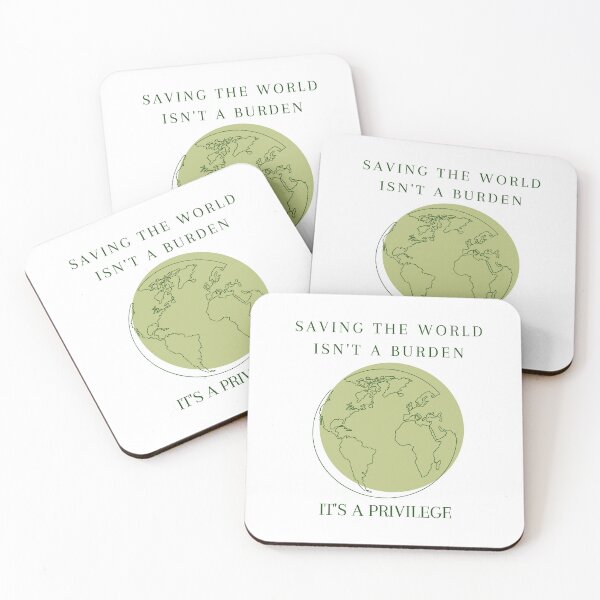 Item preview, Saving The World Isn't a Burden designed and sold by SwejdDesign.