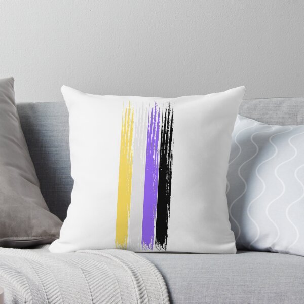 Item preview, Pride Collection - Nonbinary Pride Flag (Paint Streak/Vertical)  designed and sold by T-WoodCreations.