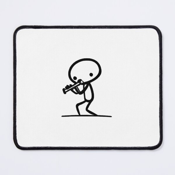 Item preview, Musical Stickman: Flute Edition designed and sold by vidademusico.