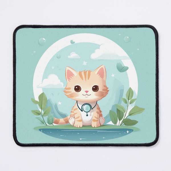 Artikelvorschau, Weltgesundheitstag Pass auf dich auf, dein Meow entworfen und verkauft von YokeBearStudio.
