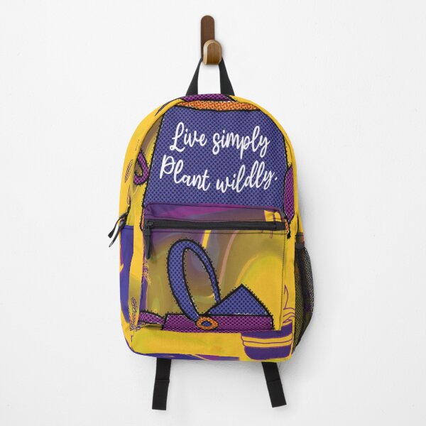 Item preview, Live simply, plant wildly designed and sold by AllGenDesigns.