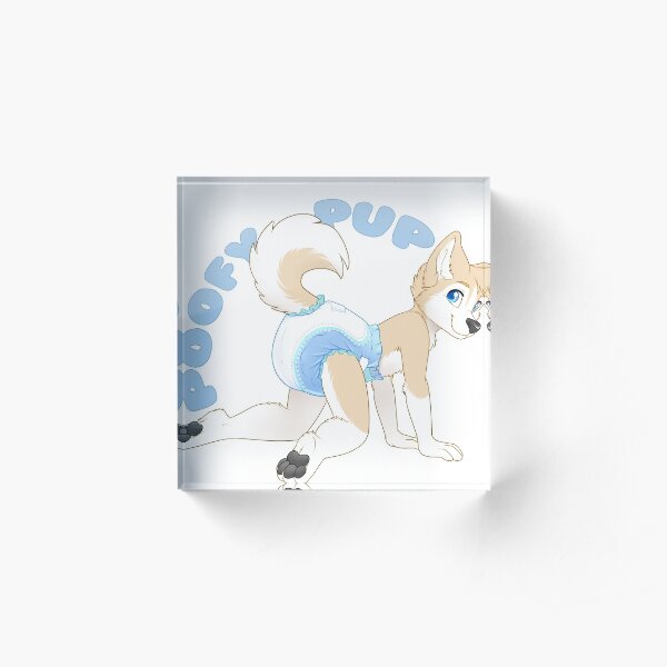 Poof Pup Bloc acrylique