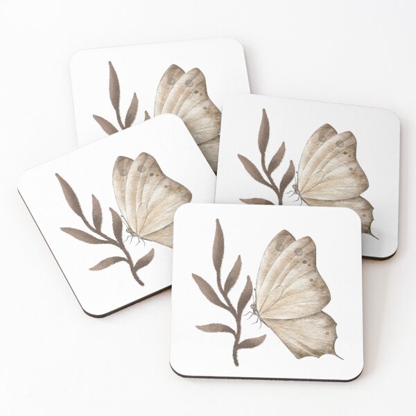 Item preview, Beautiful beige butterfly design. designed and sold by TRISHA A BARNETT.
