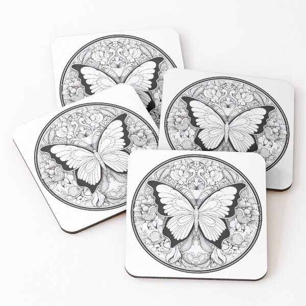 Item preview, Butterfly Mandala designed and sold by LeenHaus.