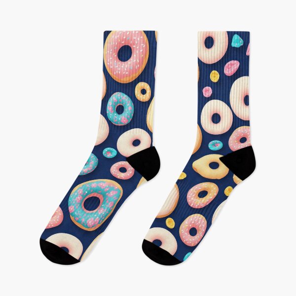 Item preview, Vibrant Doughnut Pattern: Colourful Delight for Your Day designed and sold by Biskit222.