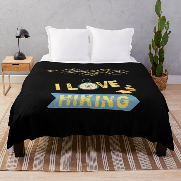 Item preview, I LOVE Hiking! Majestic Mountains in Graphic Design designed and sold by ImaginativeImps.