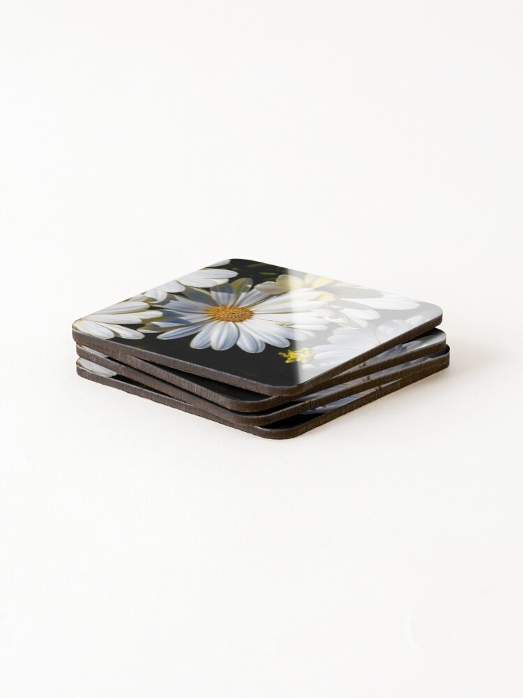 Thumbnail 4 of 5, Coasters (Set of 4), Flower cluster designed and sold by RalphGoldsmith.
