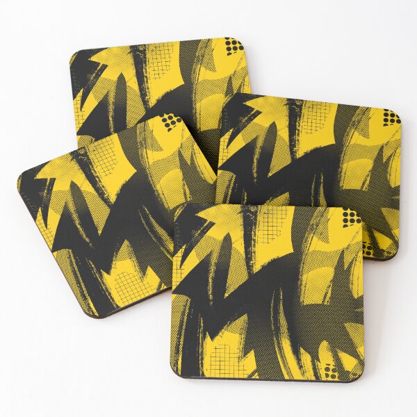 Item preview, Black And Yellow Camouflage Gaming Pattern designed and sold by camostore23.