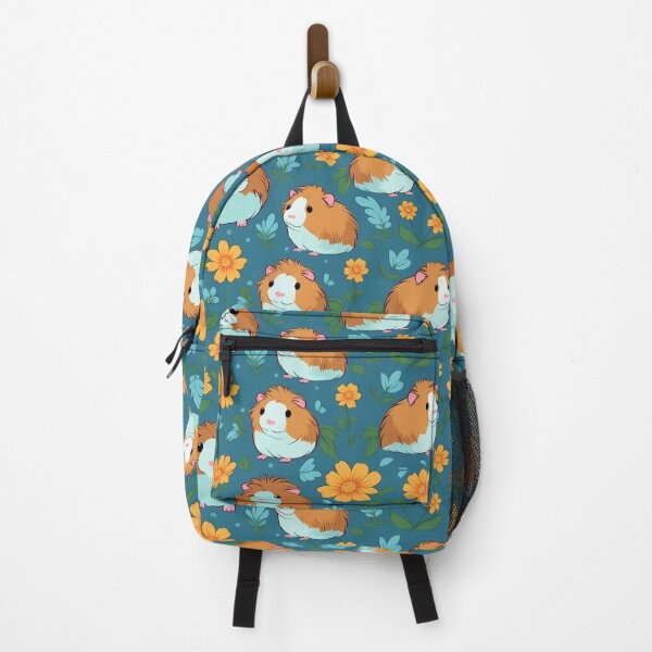 Item preview, Floral pattern with guinea pigs designed and sold by LiliesValley.
