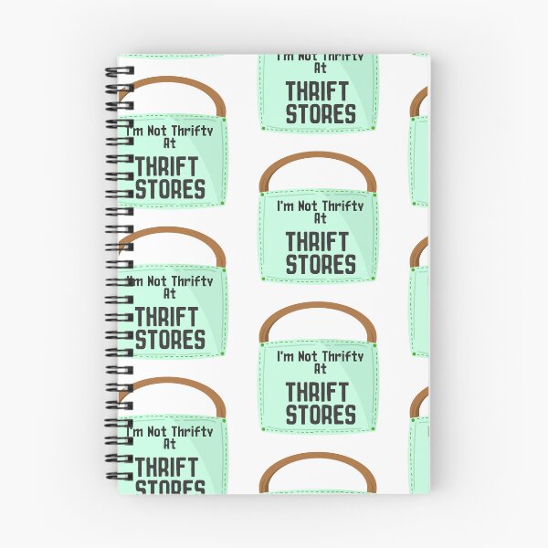 Item preview, I'm not thrifty at thrift stores sticker design by DozyJov designed and sold by DozyJov.