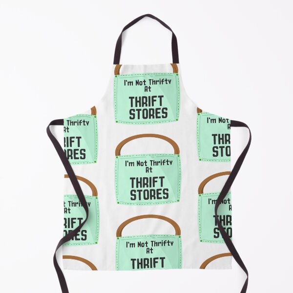 Item preview, I'm not thrifty at thrift stores sticker design by DozyJov designed and sold by DozyJov.