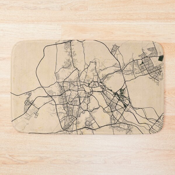 Item preview, Mecca City Map of Saudi Arabia  - Vintage designed and sold by deMAP.