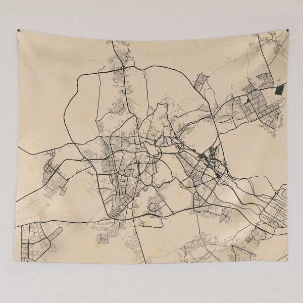 Item preview, Mecca City Map of Saudi Arabia  - Vintage designed and sold by deMAP.