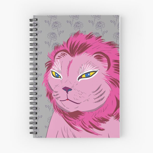 Item preview, Pink Lion with rose designed and sold by Amber-Eyes.