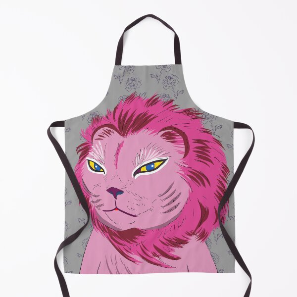 Item preview, Pink Lion with rose designed and sold by Amber-Eyes.