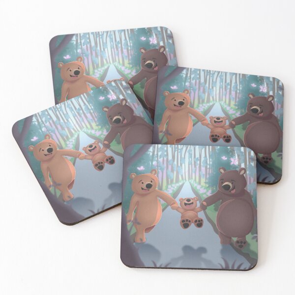 Item preview, Family of bears take an enchanted Family Stroll - Joy in the Forest designed and sold by anngeefoote.