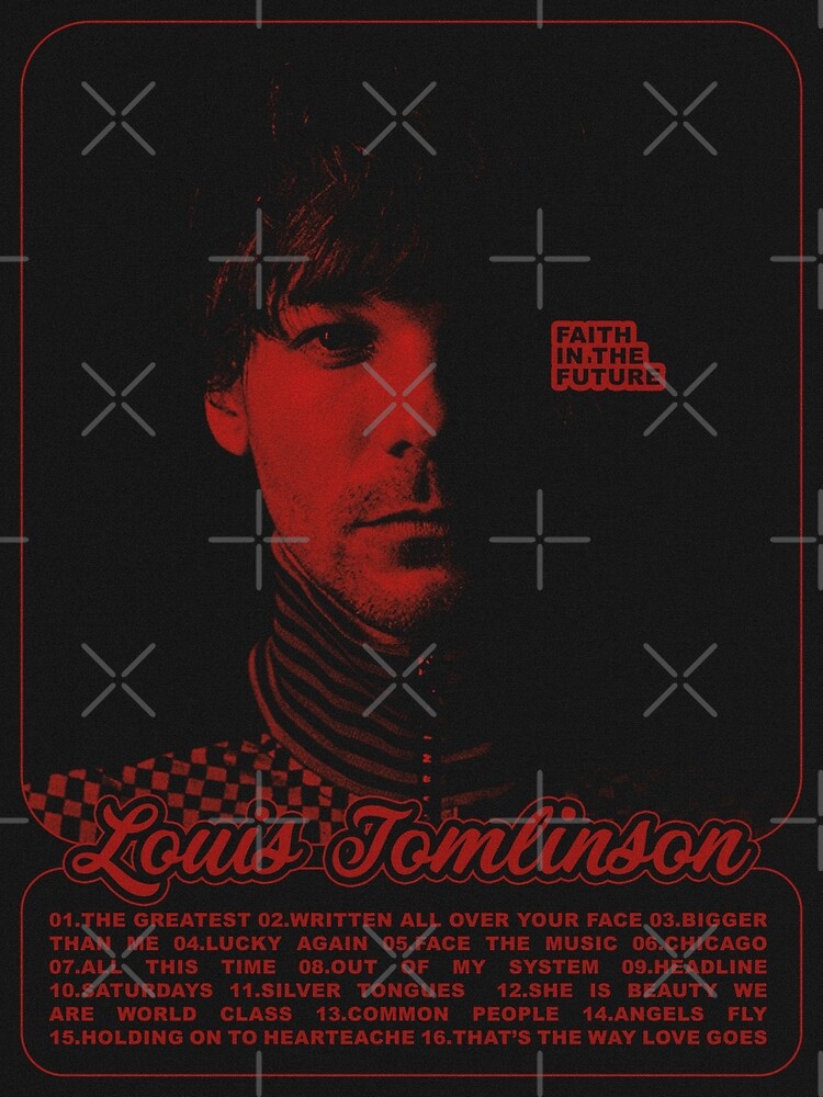 Louis Tomlinson Faith In The Future Tour 2023 Canvas Poster