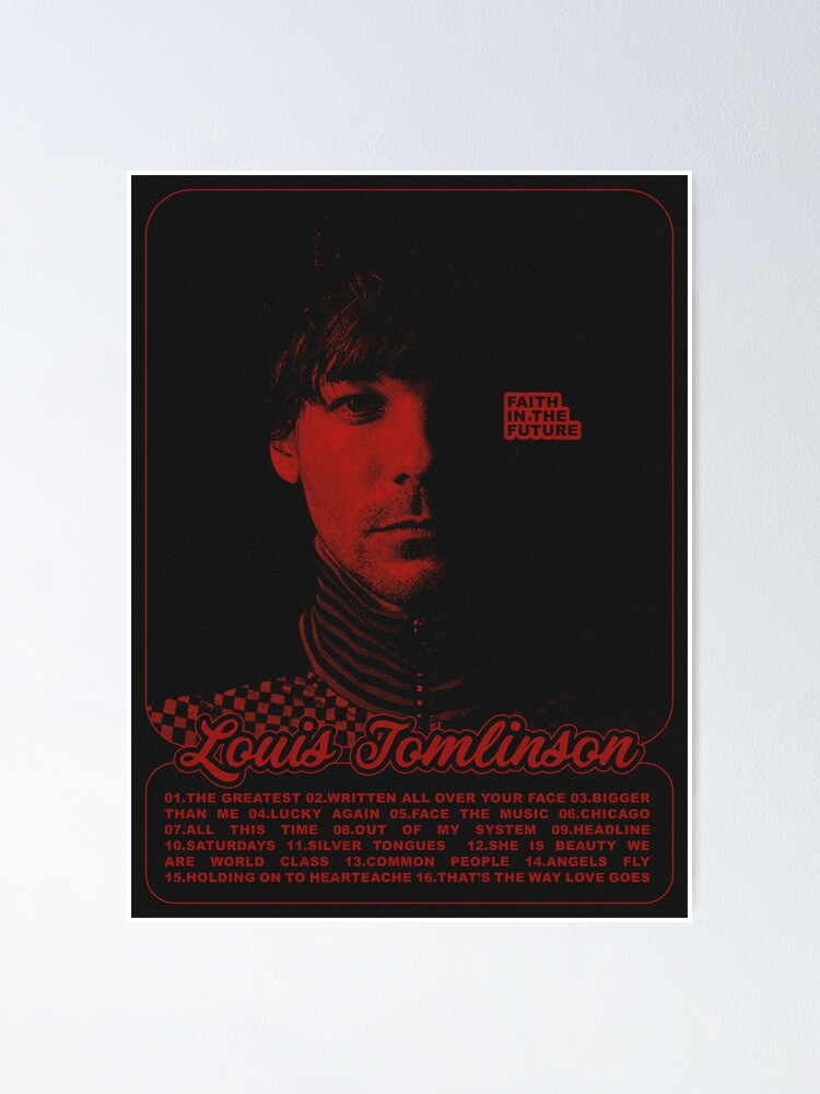 Louis Tomlinson - Faith in the Future Poster by arlou