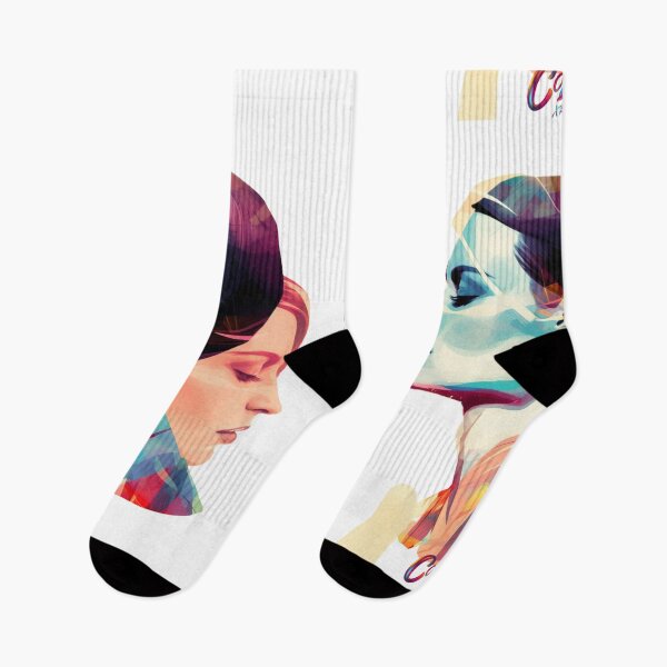 Item preview, Female Shy Retro Vibe Colorful Woman Sweet designed and sold by ColorXpo.