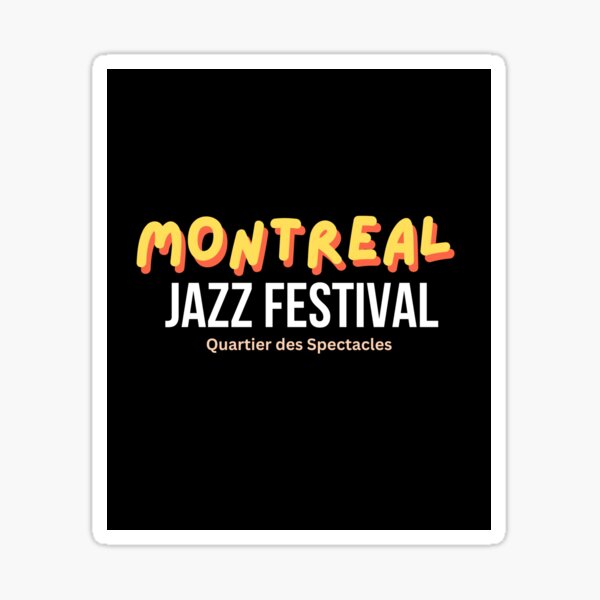 Item preview, Montreal Jazz Festival designed and sold by Pea Fitness.