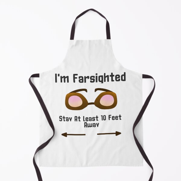 Item preview, Im Farsighted Stay at least 10 feet away sticker design by DozyJov designed and sold by DozyJov.