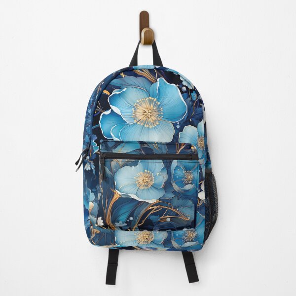 Item preview, Blue Aesthetic Seamless Floral Pattern designed and sold by JABG-01.