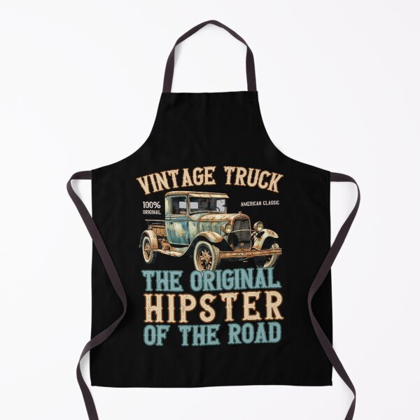 Item preview, Vintage Truck - The Original Hipster of the Road designed and sold by RetroNeon.