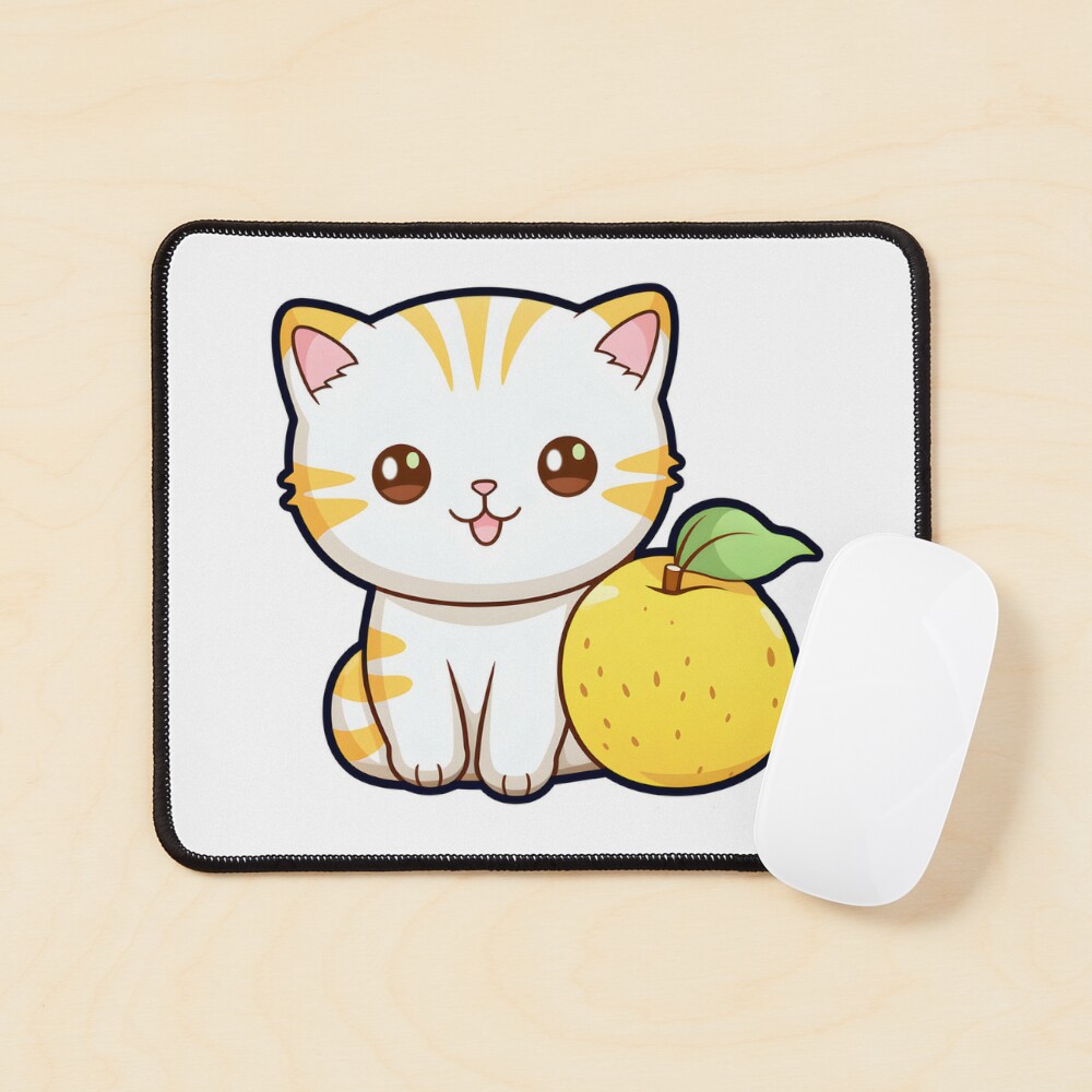 Kawaii Cat Eating a Slice of Strawberry Cake  Sticker for Sale by  Sereneluna