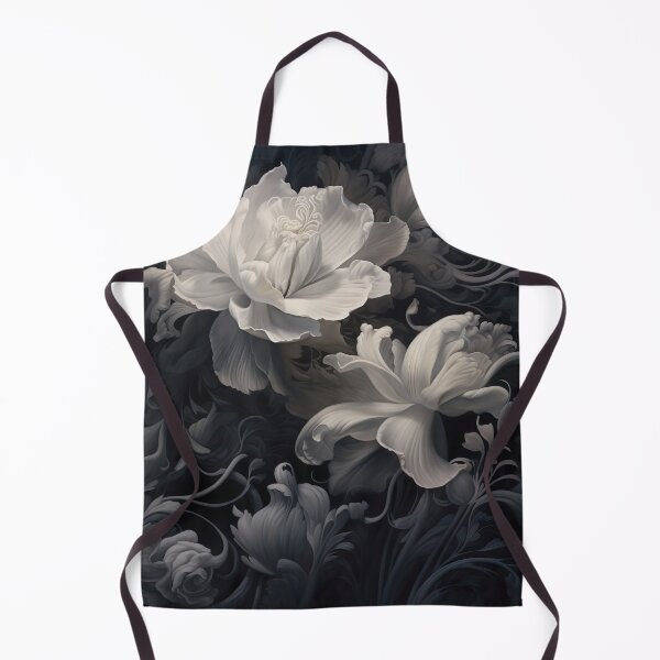 Item preview, Gray Floral & White pattern designed and sold by Soulsystem123.
