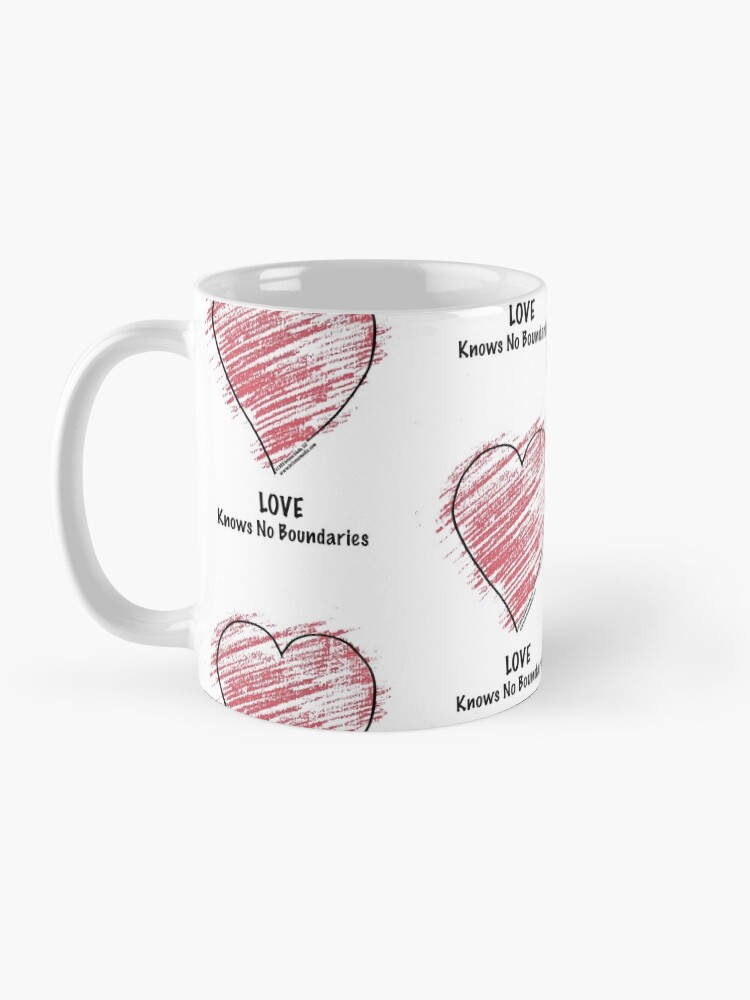 Alternate view of LOVE Knows No Boundaries Mug