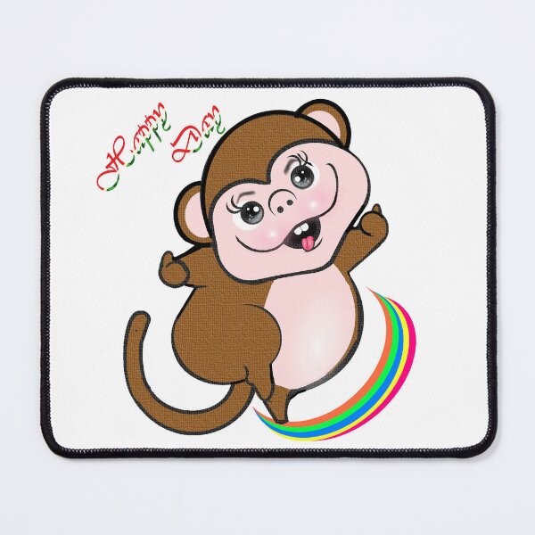 Item preview, Happy Monkey  designed and sold by Shirley cute art .