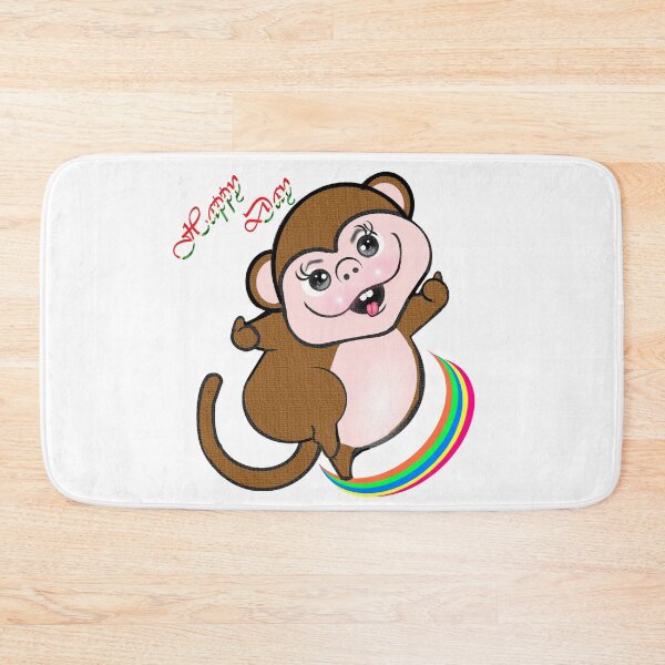 Item preview, Happy Monkey  designed and sold by Shirley cute art .